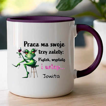 Kubek personalizowany na Dzień Kobiet - Żabunia #454