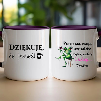 Kubek personalizowany na Dzień Kobiet - Żabunia #454