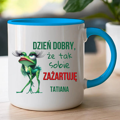 Kubek personalizowany na Dzień Kobiet - Żabunia #451