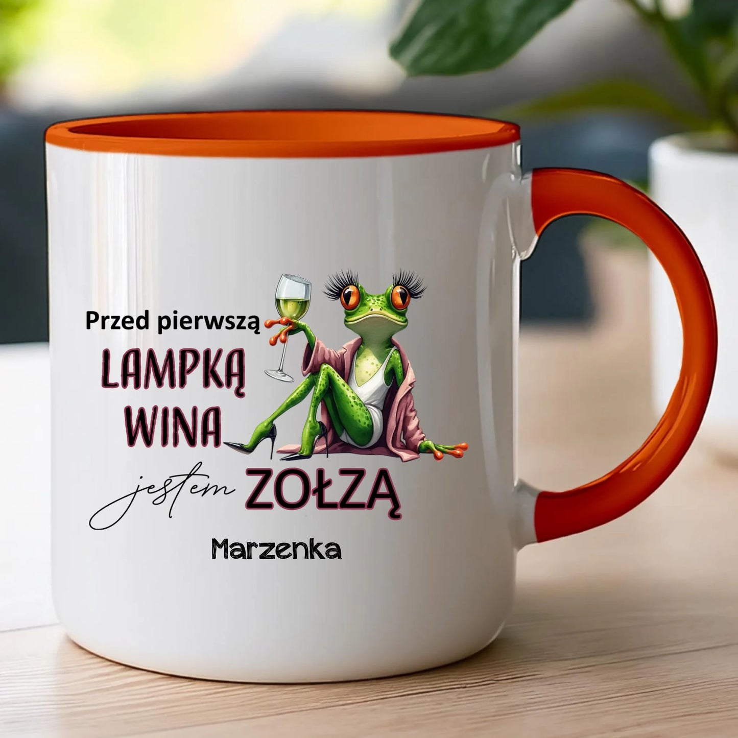 Kubek personalizowany na Dzień Kobiet - Żabunia #452
