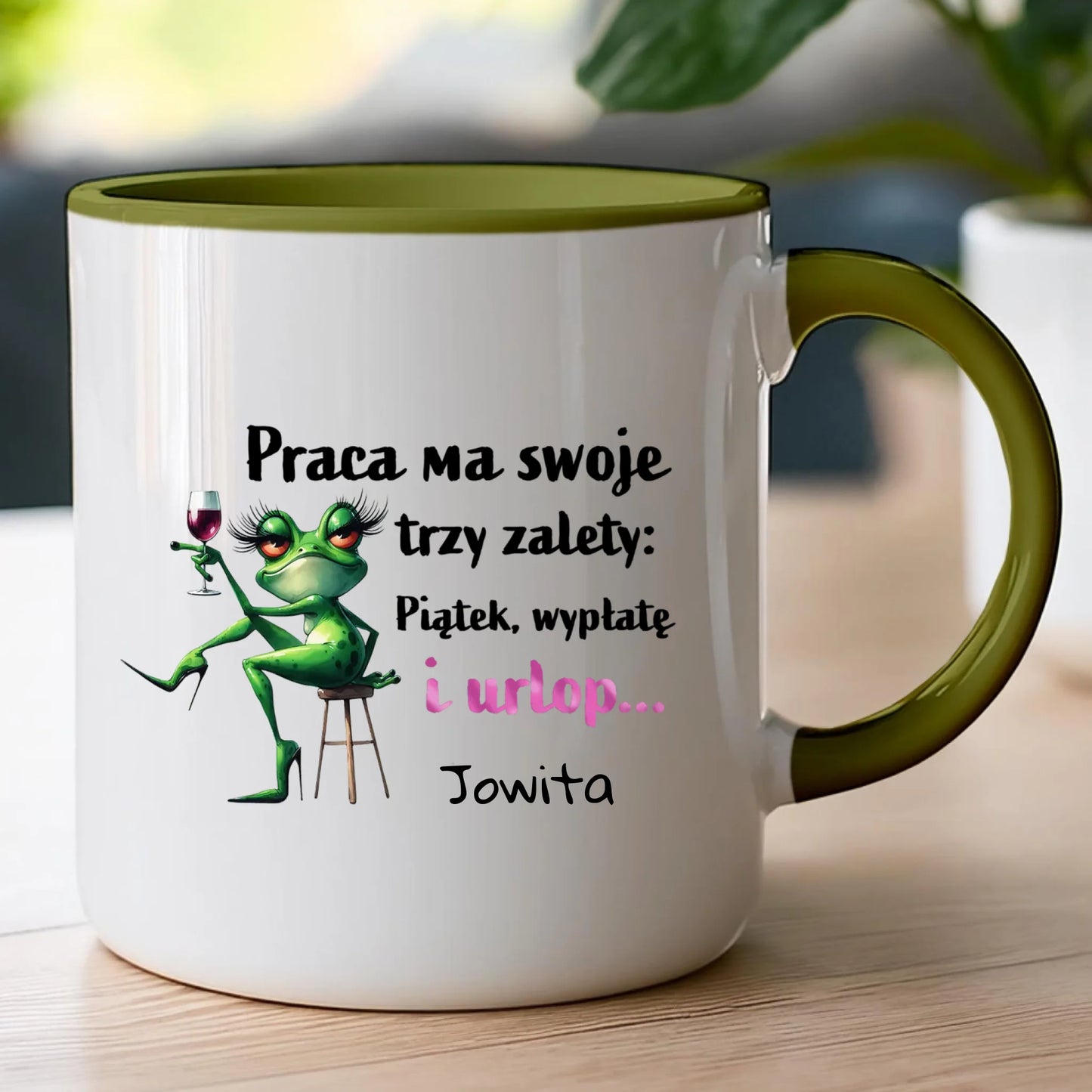 Kubek personalizowany na Dzień Kobiet - Żabunia #454