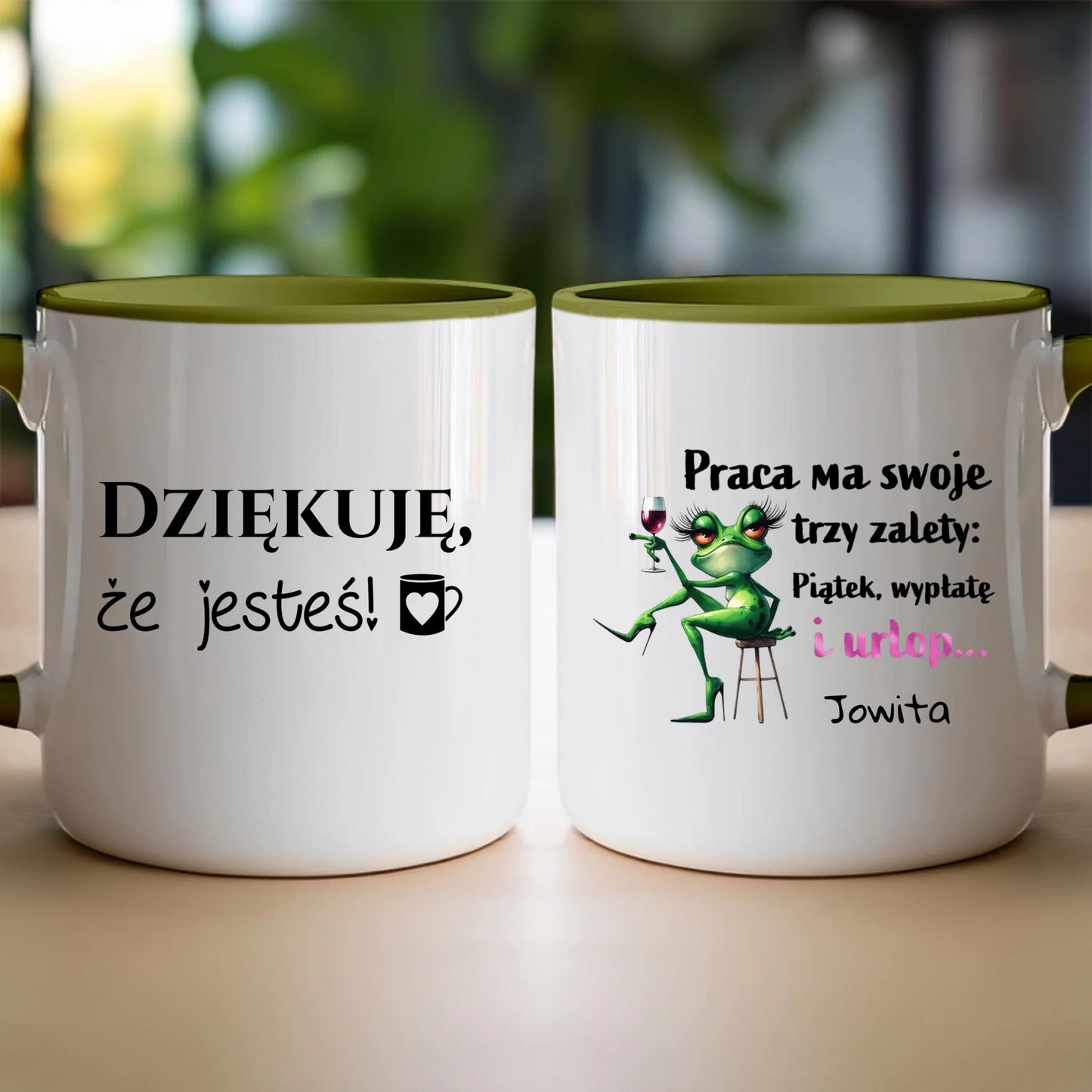 Kubek personalizowany na Dzień Kobiet - Żabunia #454
