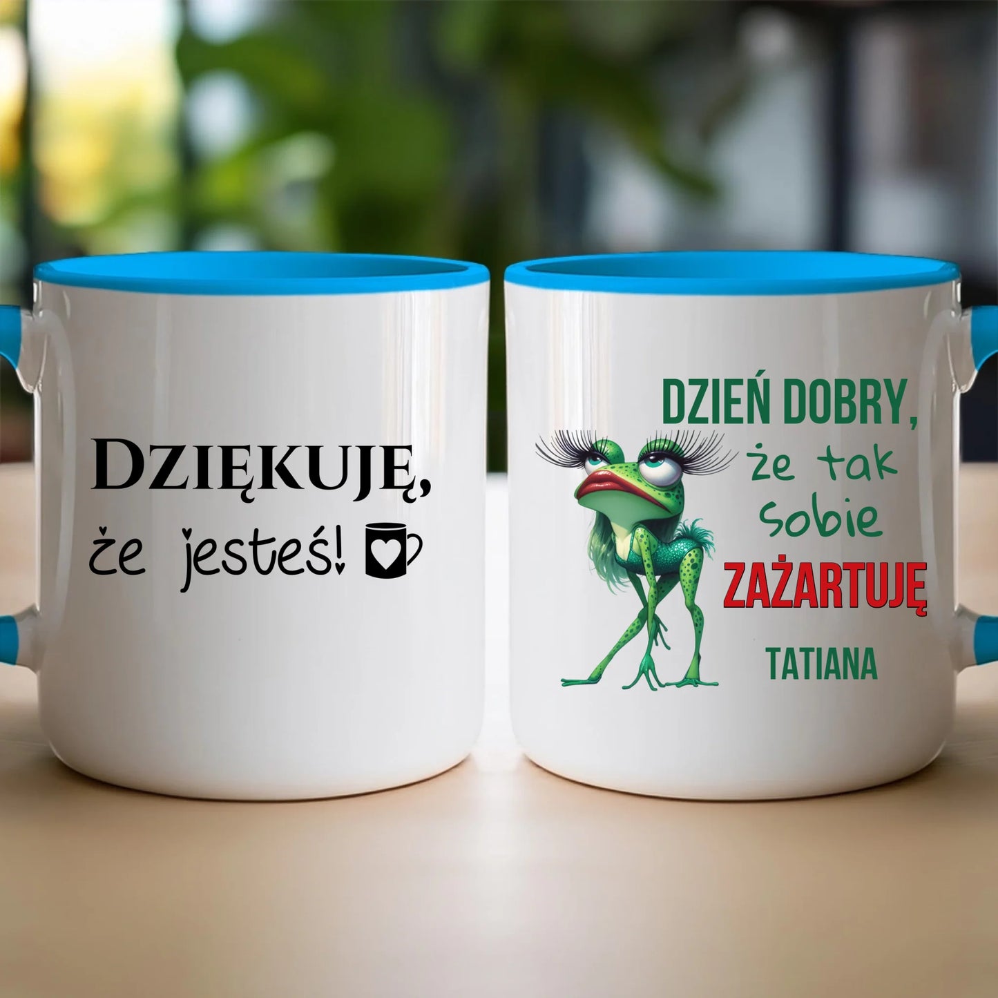 Kubek personalizowany na Dzień Kobiet - Żabunia #451