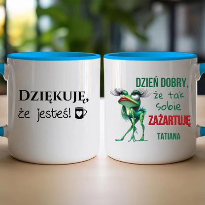 Kubek personalizowany na Dzień Kobiet - Żabunia #451