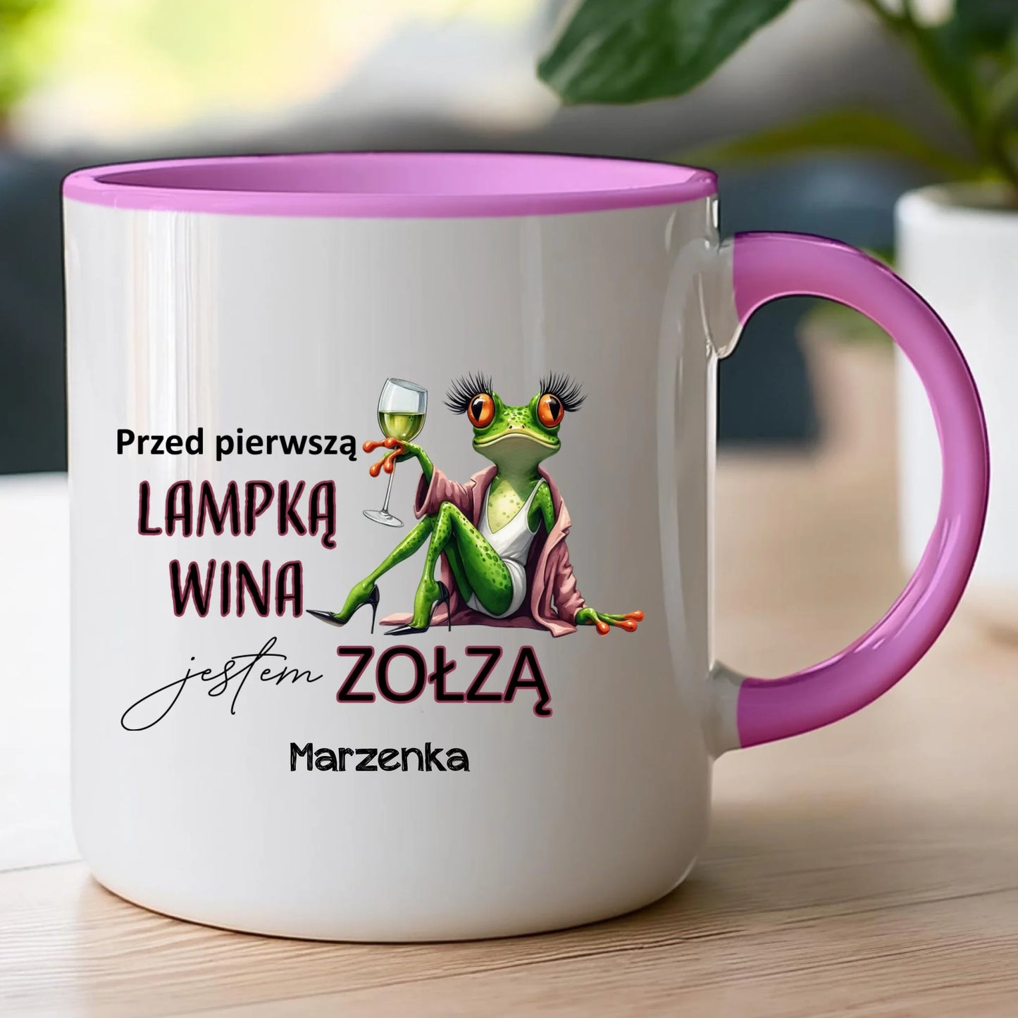 Kubek personalizowany na Dzień Kobiet - Żabunia #452