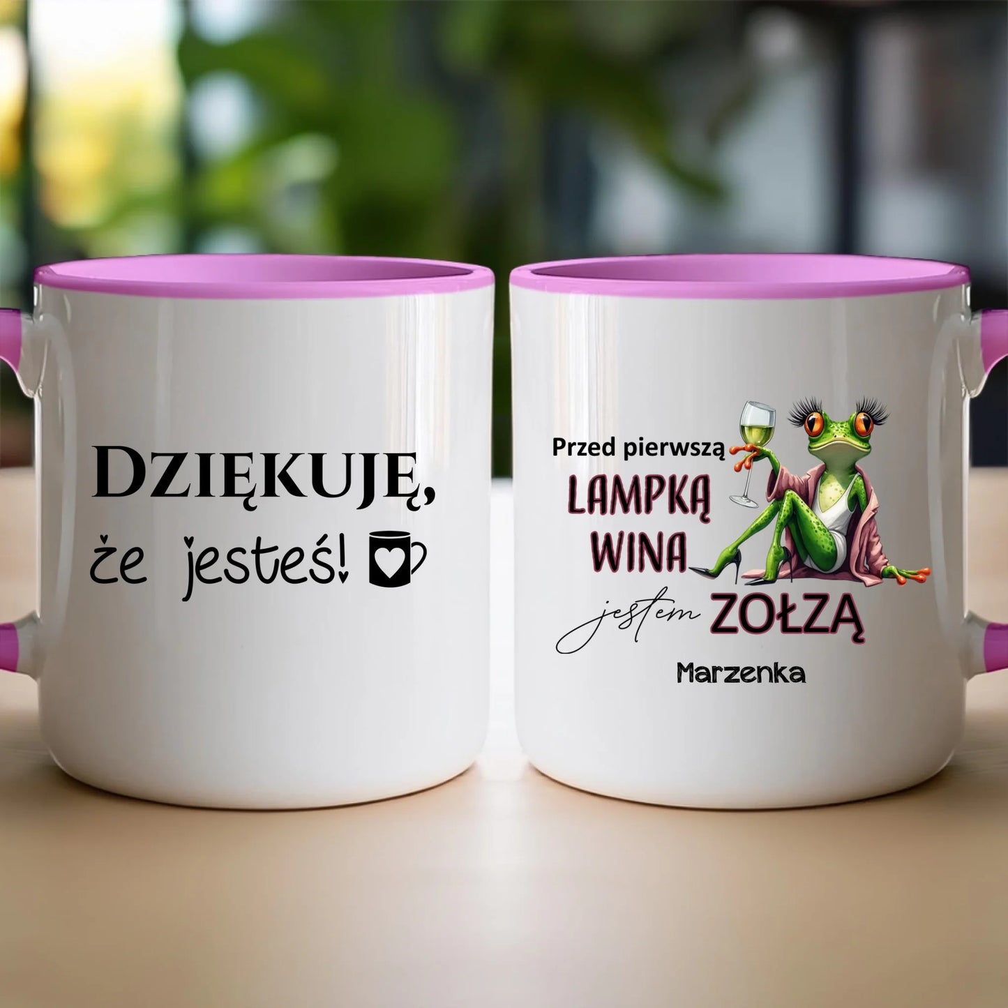 Kubek personalizowany na Dzień Kobiet - Żabunia #452