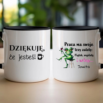 Kubek personalizowany na Dzień Kobiet - Żabunia #454