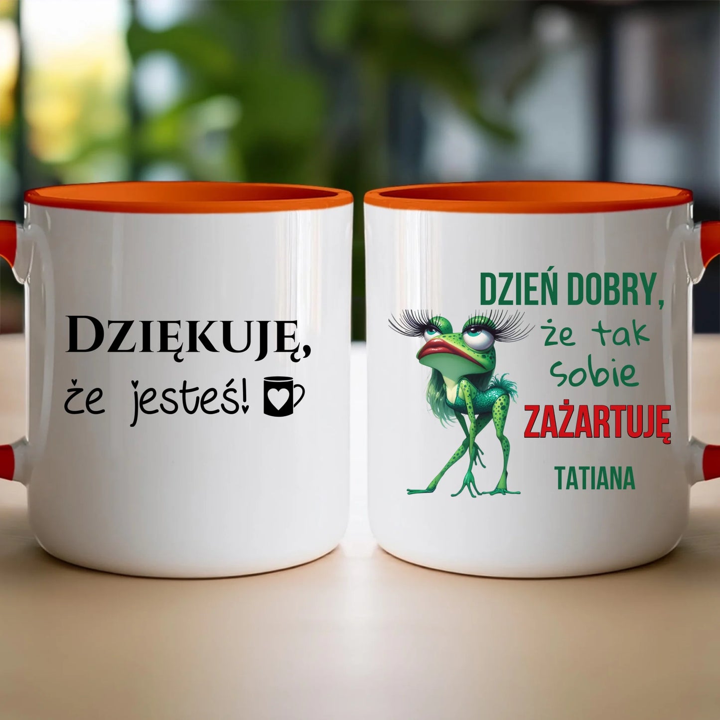 Kubek personalizowany na Dzień Kobiet - Żabunia #451