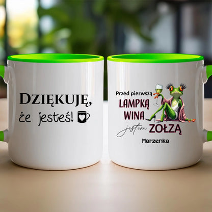 Kubek personalizowany na Dzień Kobiet - Żabunia #452
