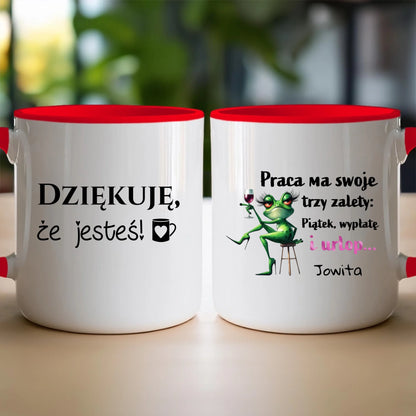 Kubek personalizowany na Dzień Kobiet - Żabunia #454