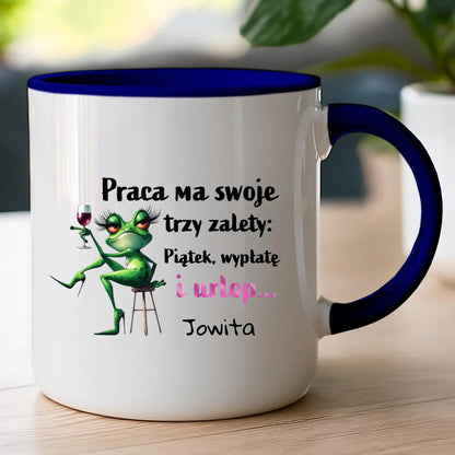 Kubek personalizowany na Dzień Kobiet - Żabunia #454