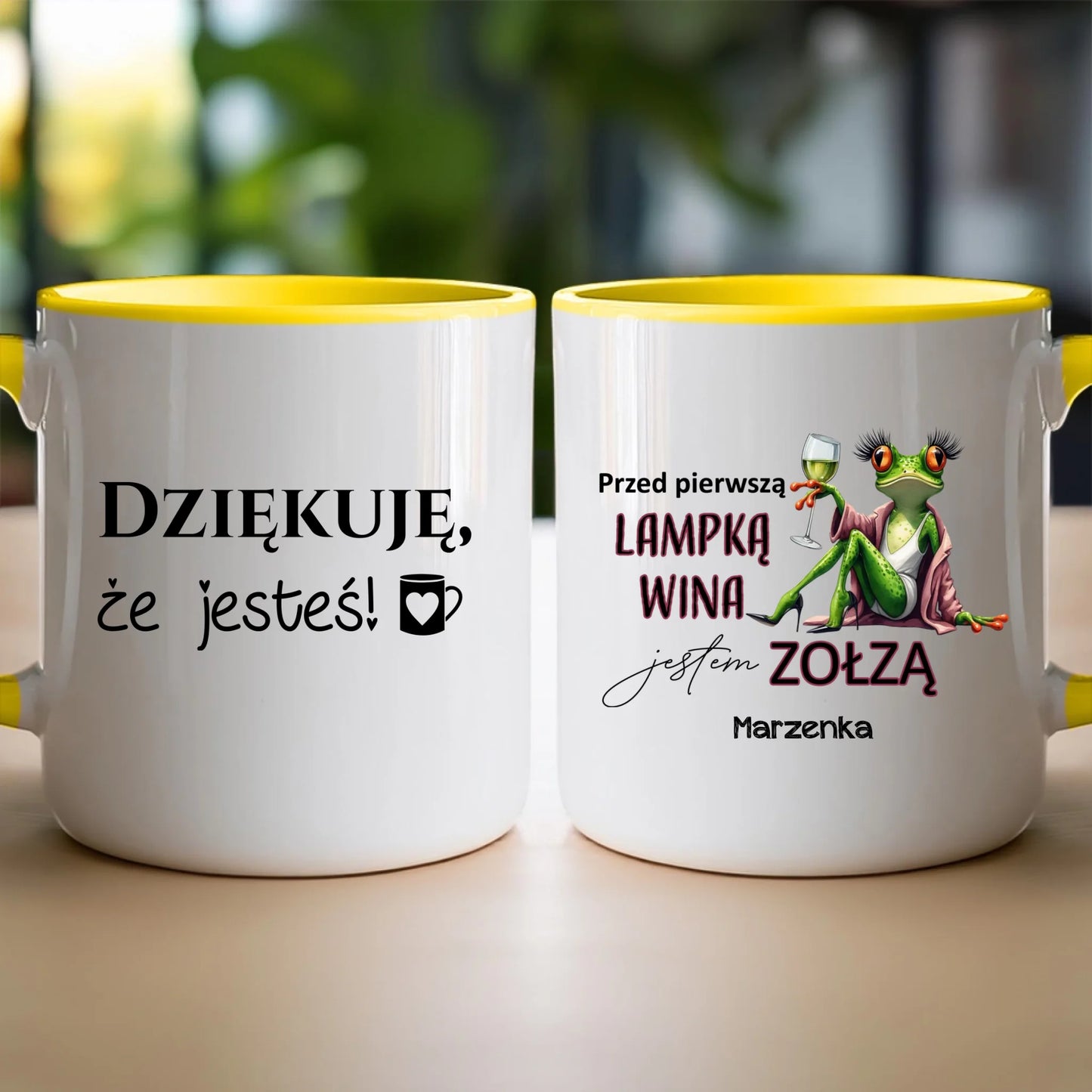 Kubek personalizowany na Dzień Kobiet - Żabunia #452