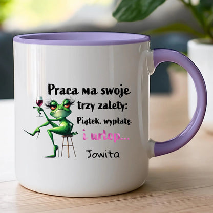 Kubek personalizowany na Dzień Kobiet - Żabunia #454