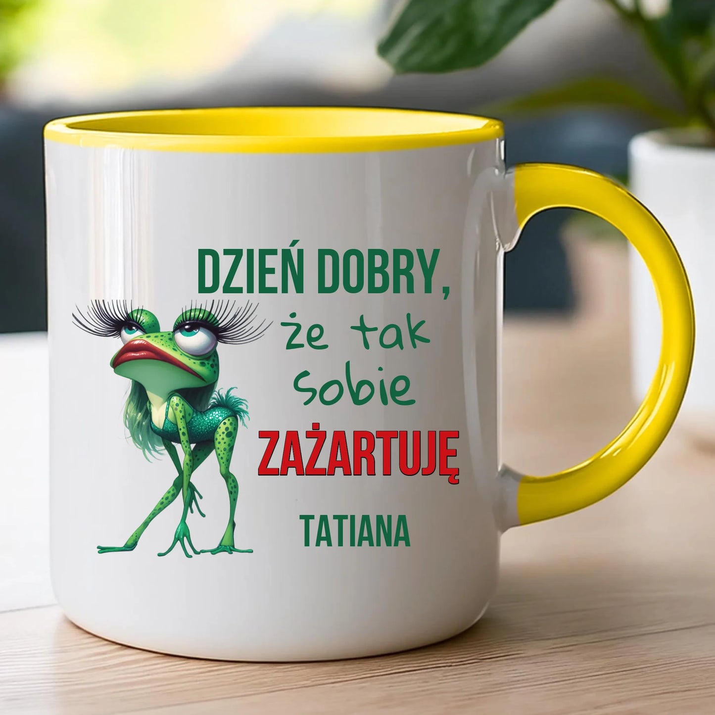 Kubek personalizowany na Dzień Kobiet - Żabunia #451