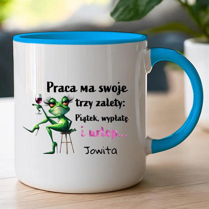 Kubek personalizowany na Dzień Kobiet - Żabunia #454