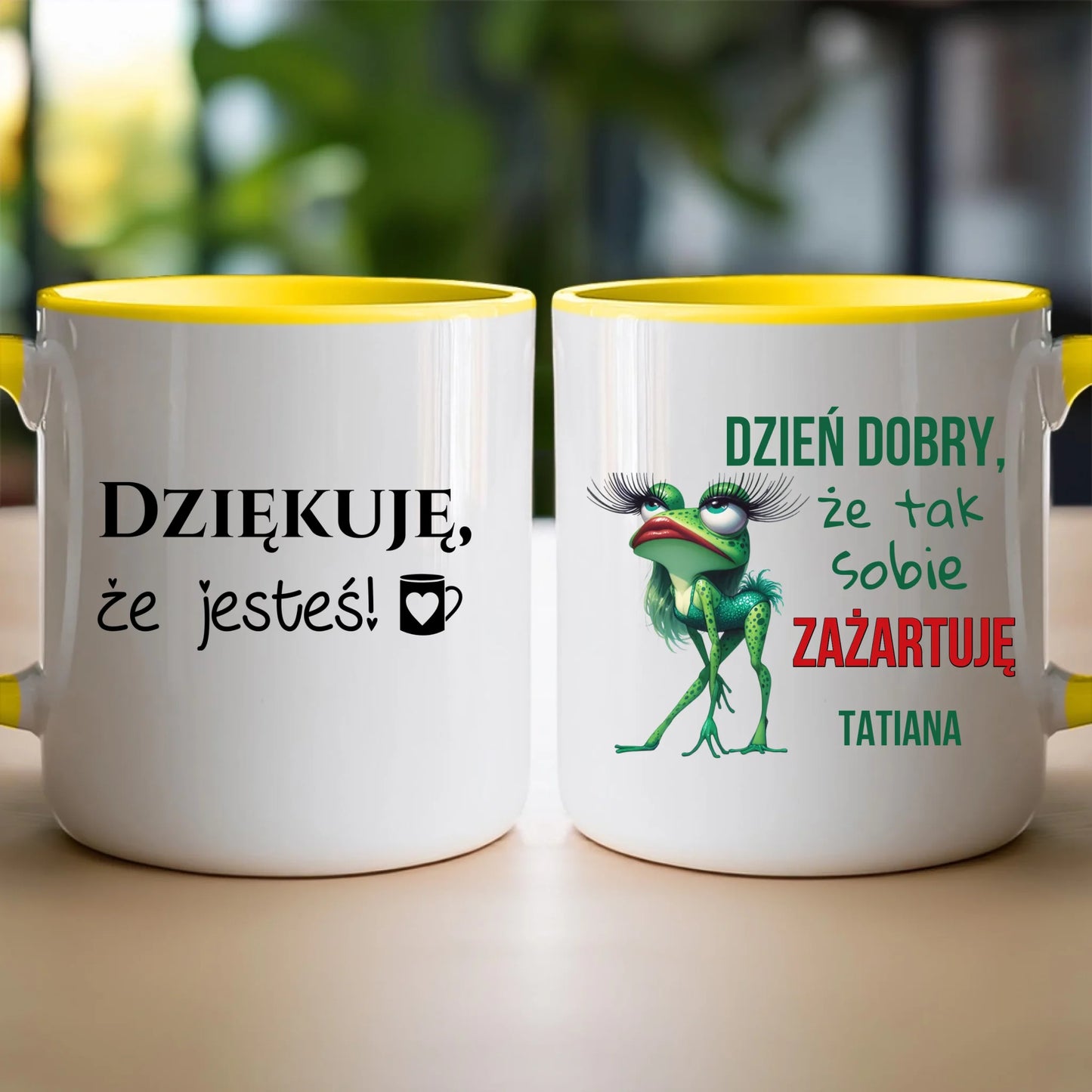 Kubek personalizowany na Dzień Kobiet - Żabunia #451