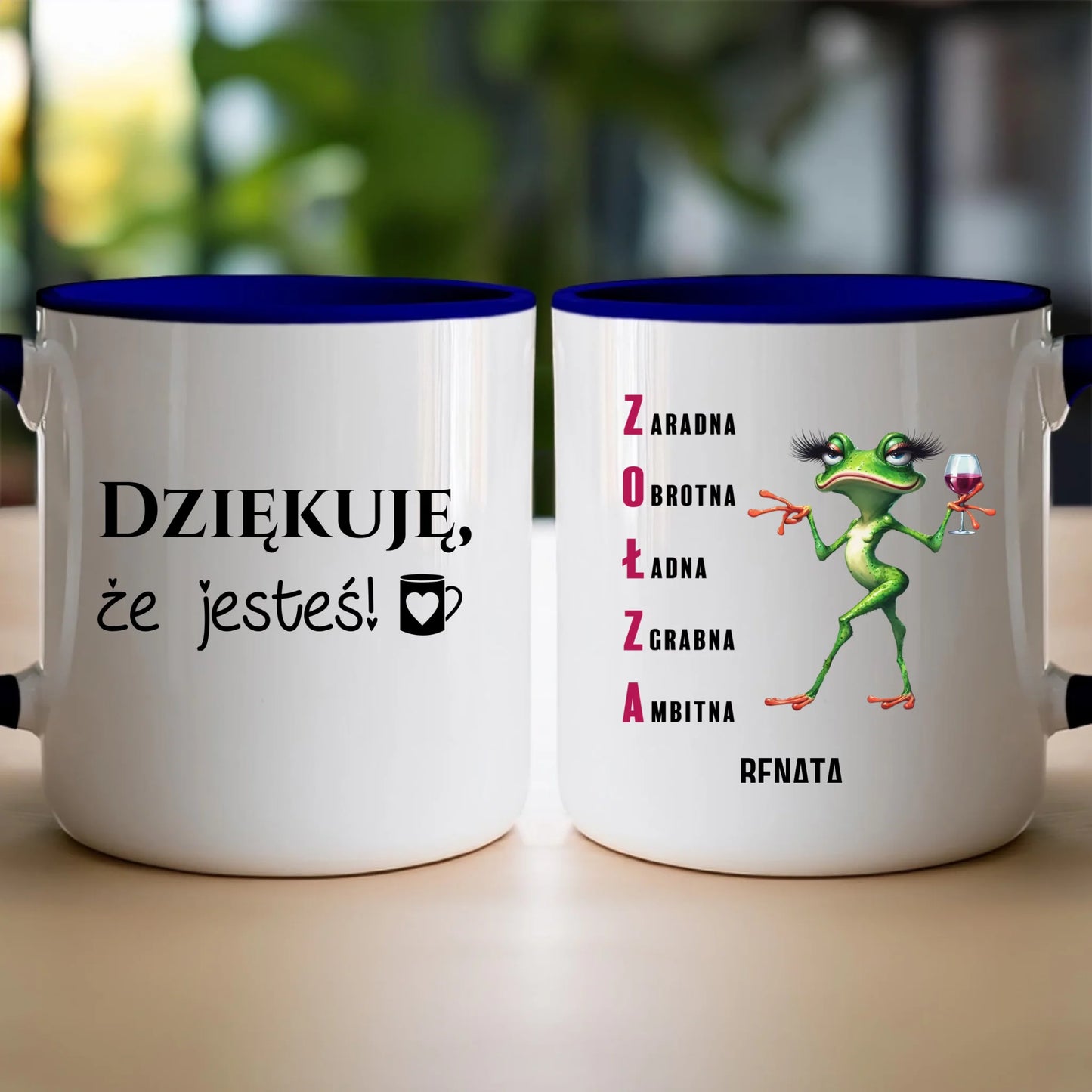 Kubek personalizowany na Dzień Kobiet - Żabunia #455