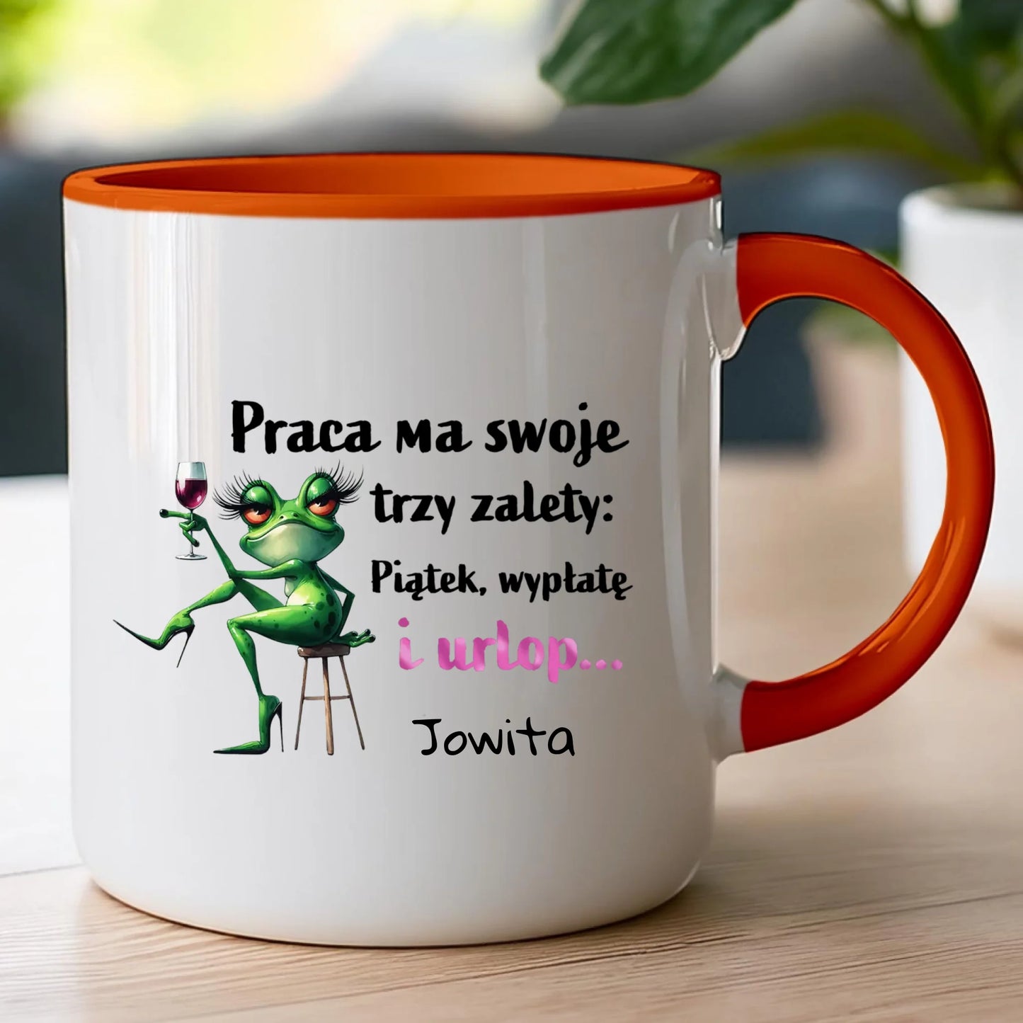 Kubek personalizowany na Dzień Kobiet - Żabunia #454