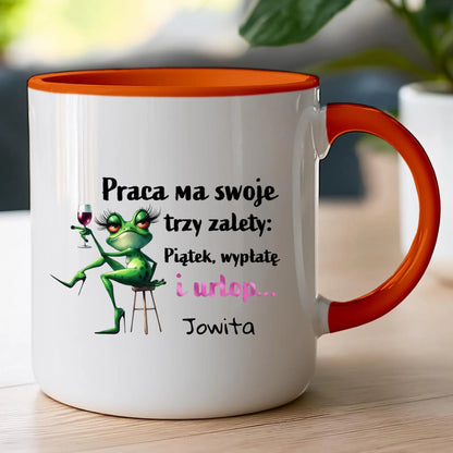 Kubek personalizowany na Dzień Kobiet - Żabunia #454