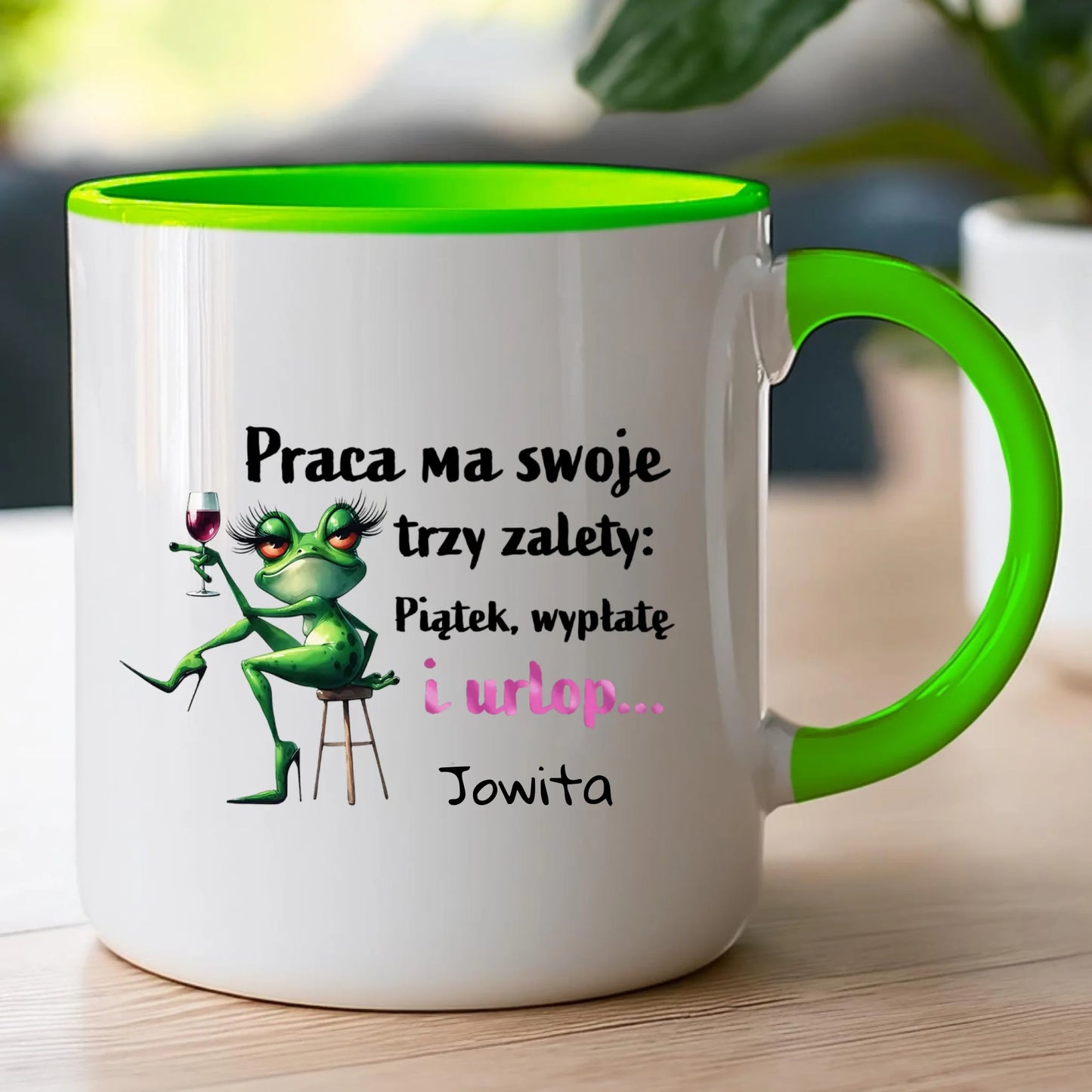 Kubek personalizowany na Dzień Kobiet - Żabunia #454