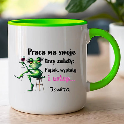 Kubek personalizowany na Dzień Kobiet - Żabunia #454