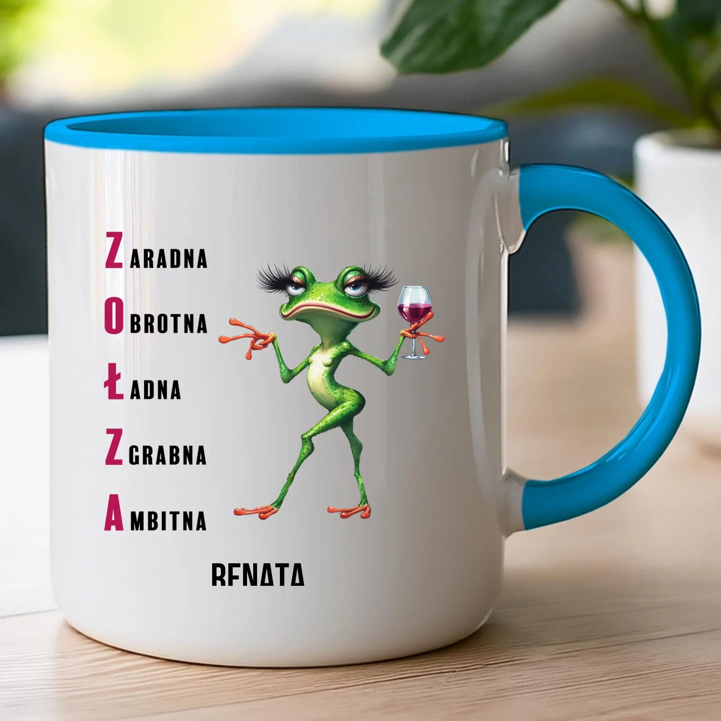 Kubek personalizowany na Dzień Kobiet - Żabunia #455