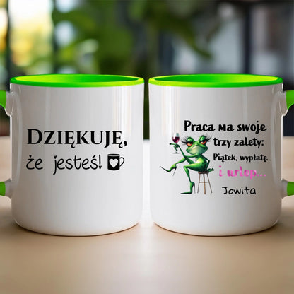 Kubek personalizowany na Dzień Kobiet - Żabunia #454