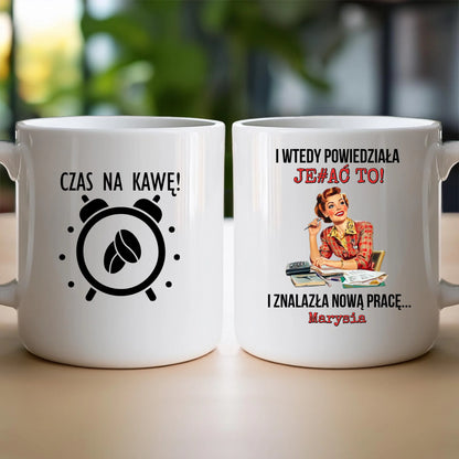 Kubek personalizowany - odejście z pracy #0022