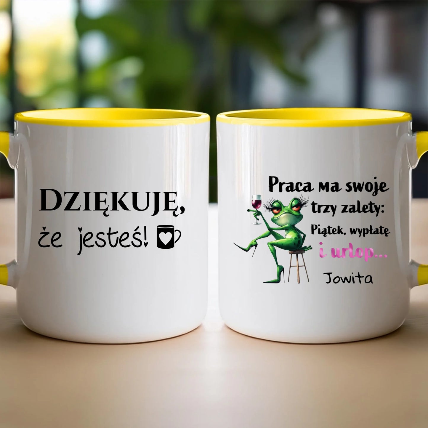Kubek personalizowany na Dzień Kobiet - Żabunia #454
