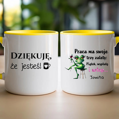 Kubek personalizowany na Dzień Kobiet - Żabunia #454