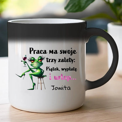 Kubek personalizowany na Dzień Kobiet - Żabunia #454