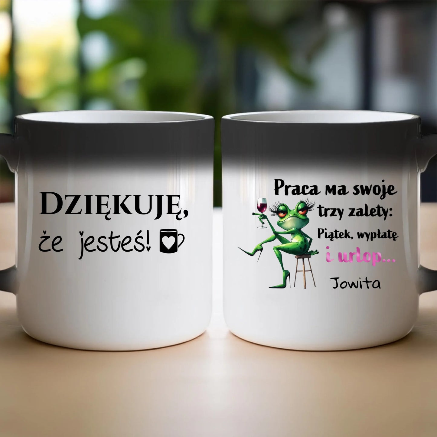 Kubek personalizowany na Dzień Kobiet - Żabunia #454