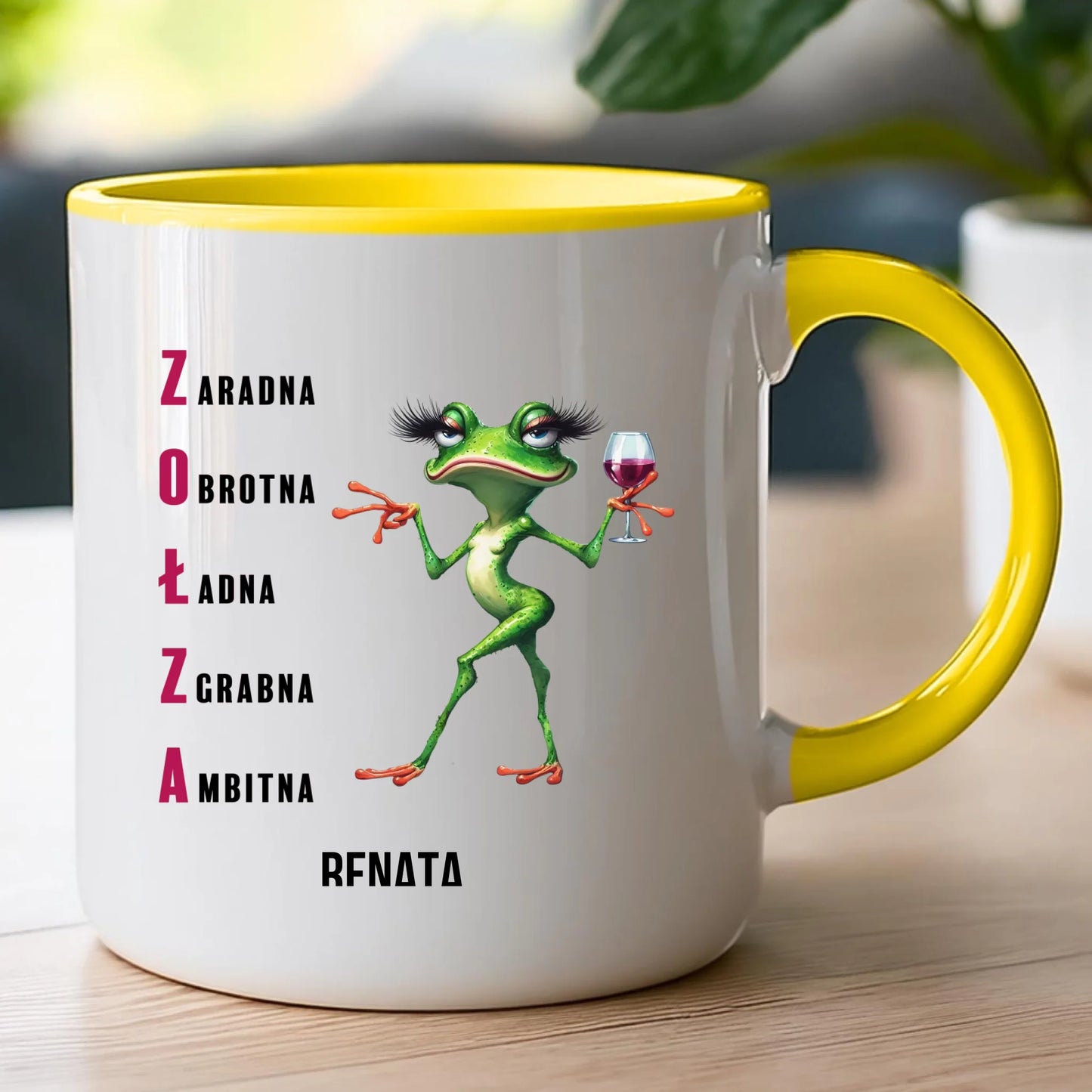 Kubek personalizowany na Dzień Kobiet - Żabunia #455