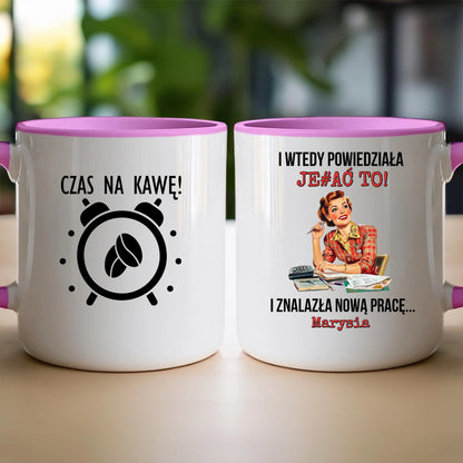 Kubek personalizowany - odejście z pracy #0022