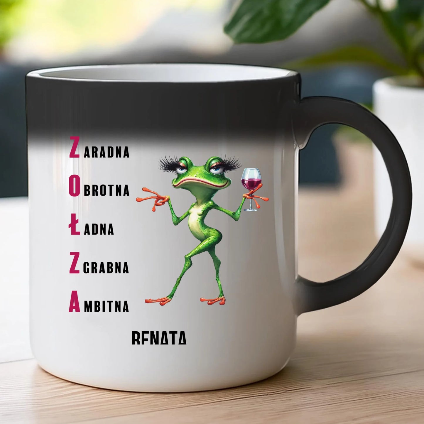 Kubek personalizowany na Dzień Kobiet - Żabunia #455