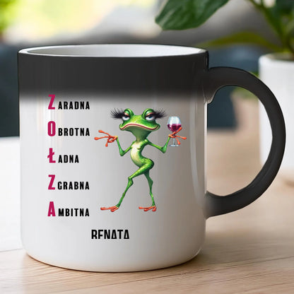 Kubek personalizowany na Dzień Kobiet - Żabunia #455