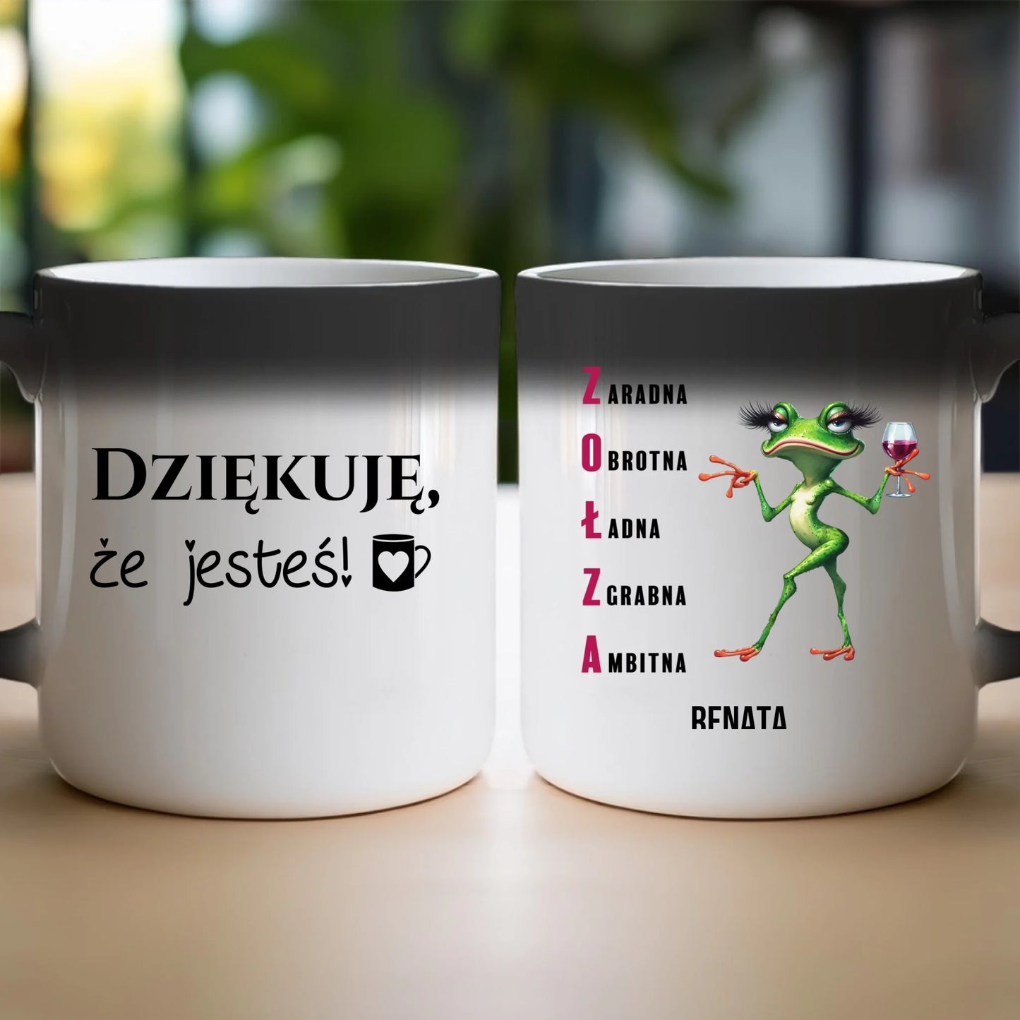 Kubek personalizowany na Dzień Kobiet - Żabunia #455