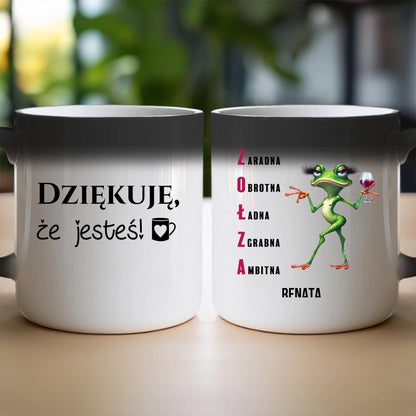 Kubek personalizowany na Dzień Kobiet - Żabunia #455