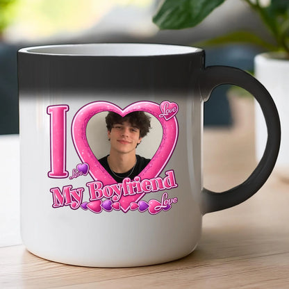 Kubek z własnym zdjęciem - I Love My Boyfriend