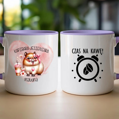 Kubek personalizowany - Kapibara Jesieniara #420