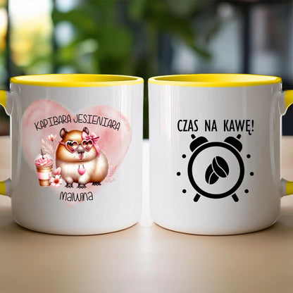Kubek personalizowany - Kapibara Jesieniara #420