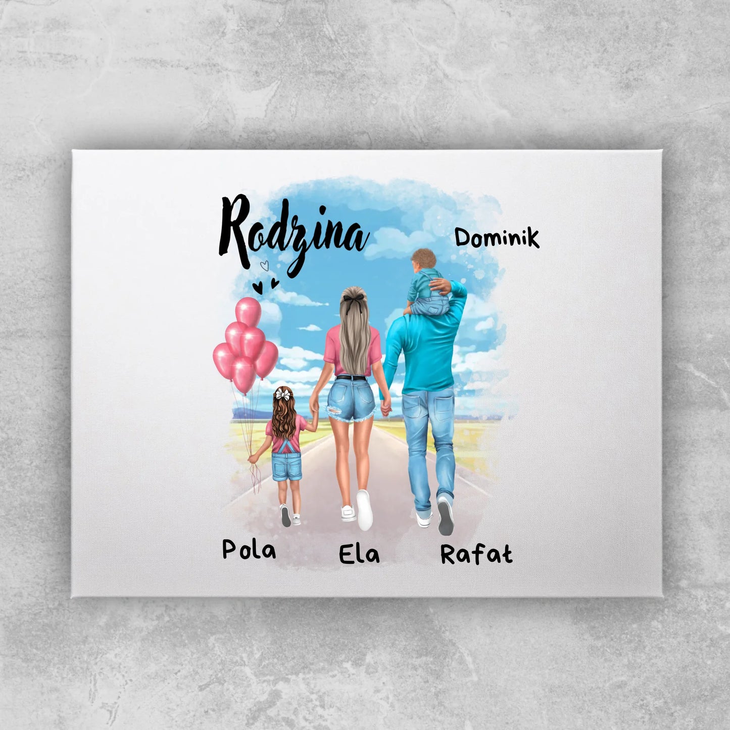 Obraz personalizowany dla rodziny #833