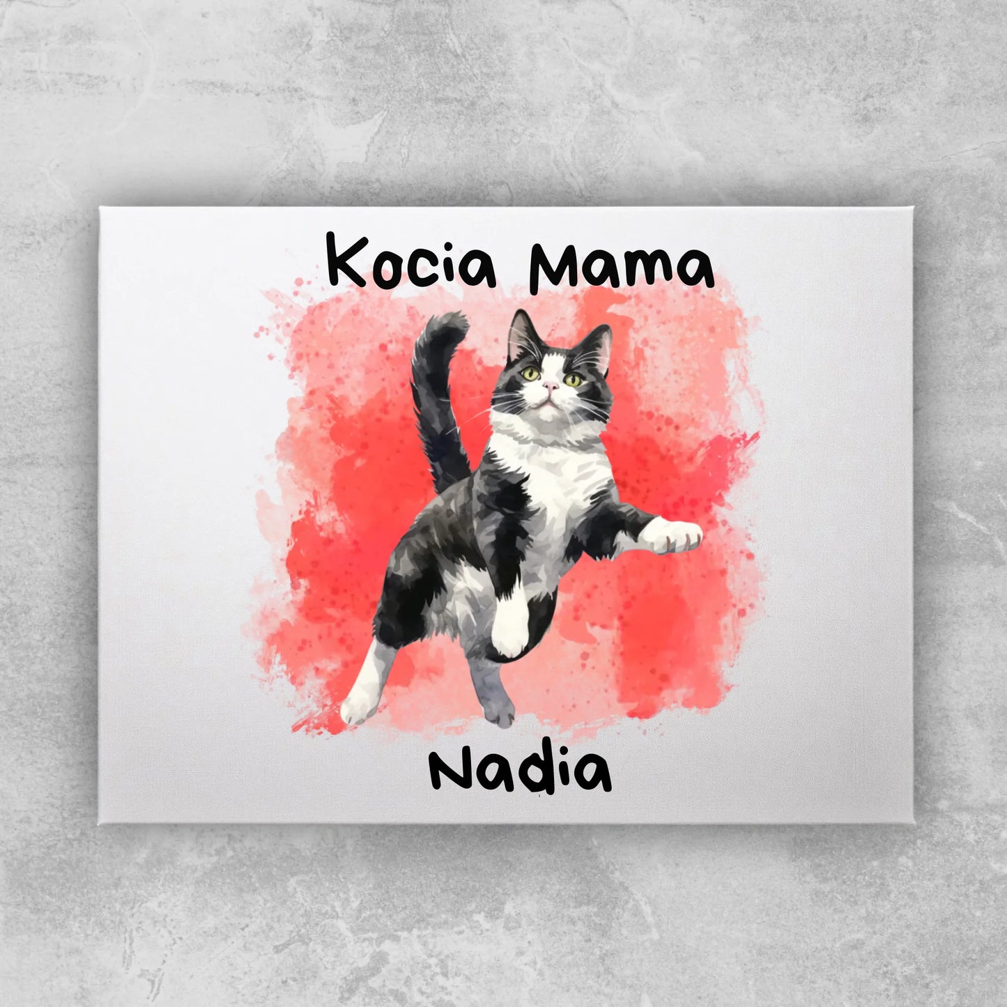 Obraz personalizowany - Kocia Mama #2143