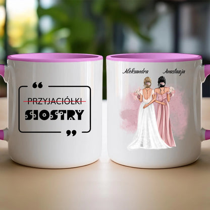 Kubek personalizowany dla przyjaciółek - ślub #141