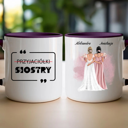 Kubek personalizowany dla przyjaciółek - ślub #141
