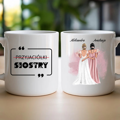 Kubek personalizowany dla przyjaciółek - ślub #141