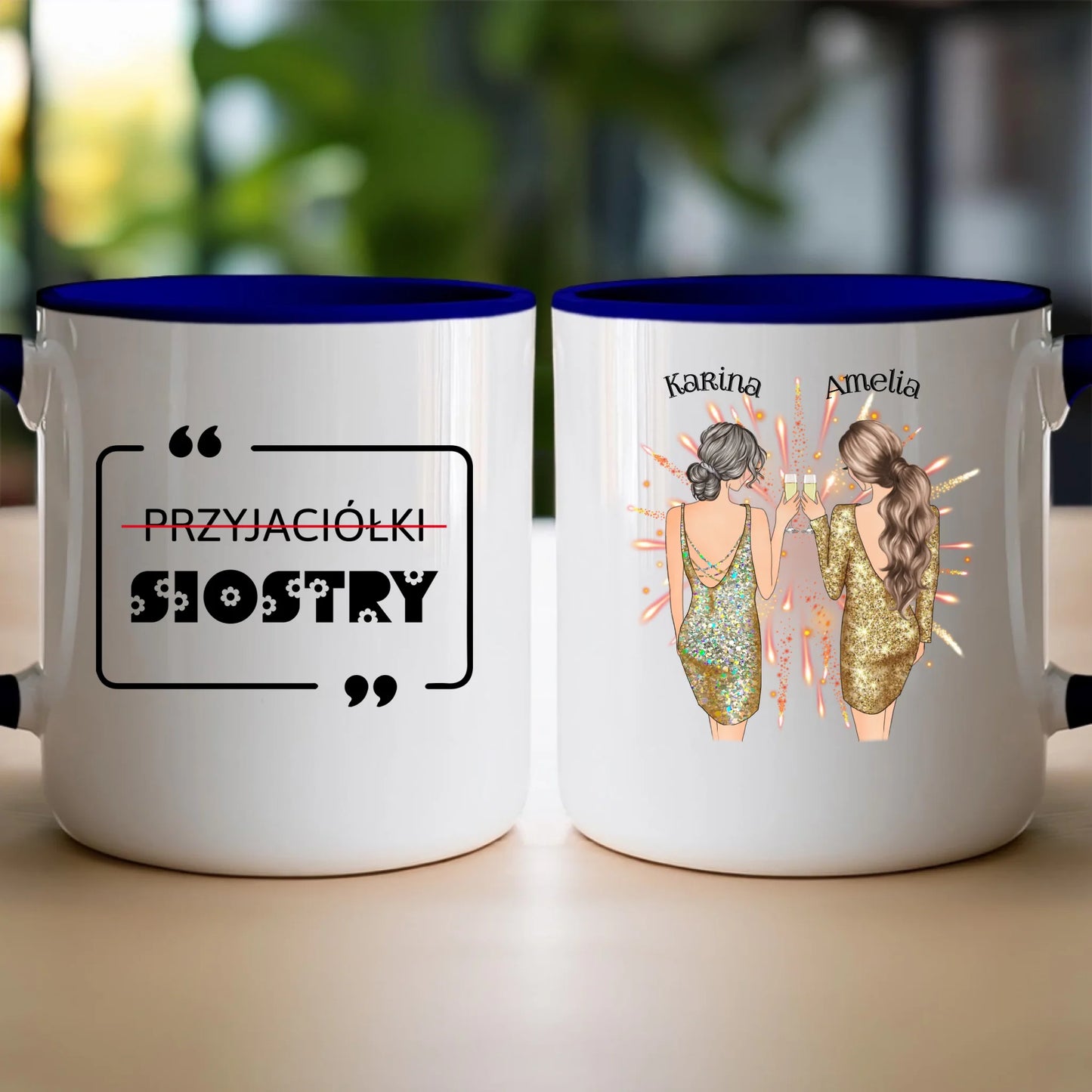 Kubek personalizowany dla przyjaciółek - sylwester #124