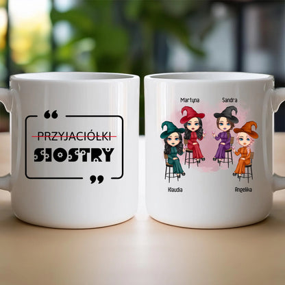 Kubek personalizowany Halloween dla przyjaciółek #132