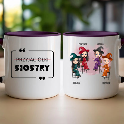 Kubek personalizowany Halloween dla przyjaciółek #132