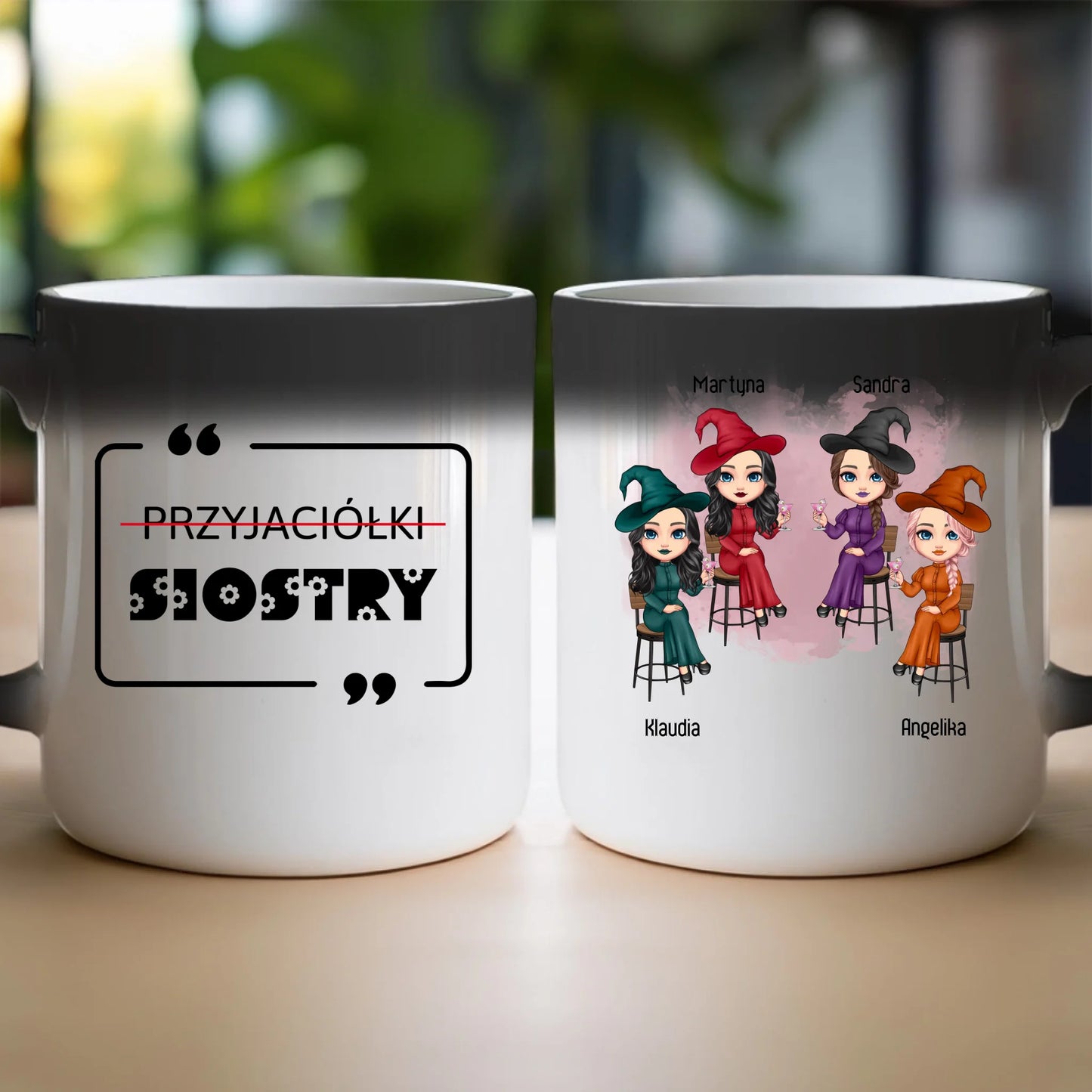 Kubek personalizowany Halloween dla przyjaciółek #132